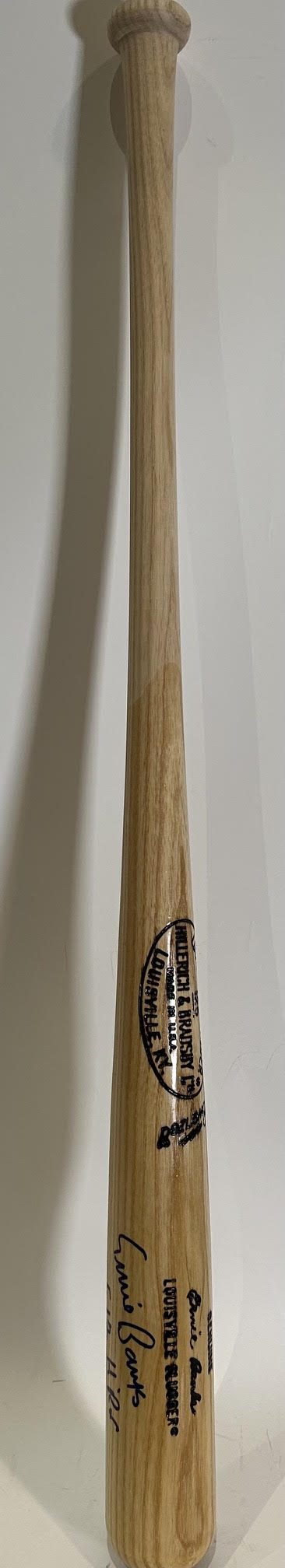 Ernie Banks Autographed/Inscribed "512 HR's" Louisville Slugger Bat - JSA COA
