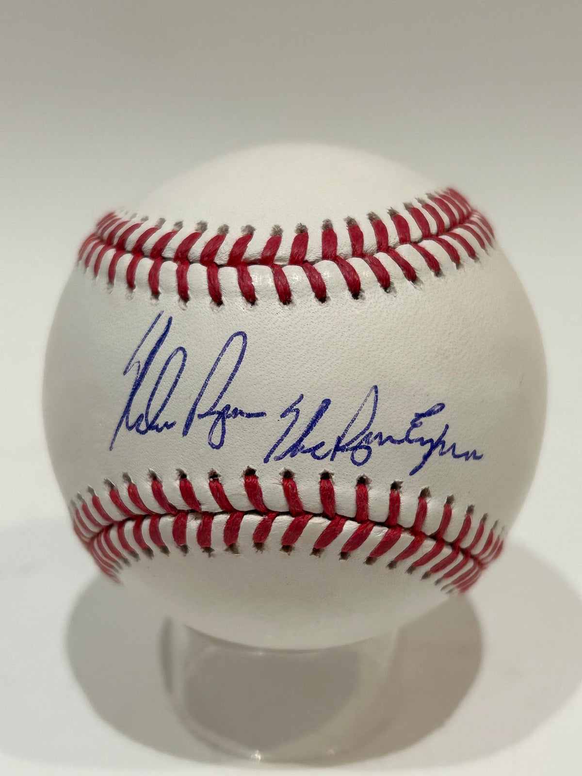 Nolan Ryan Autographed MLB Baseball Inscribed "The Ryan Express" – Fanatics & MLB Dual Authentication - Latitude Sports Marketing