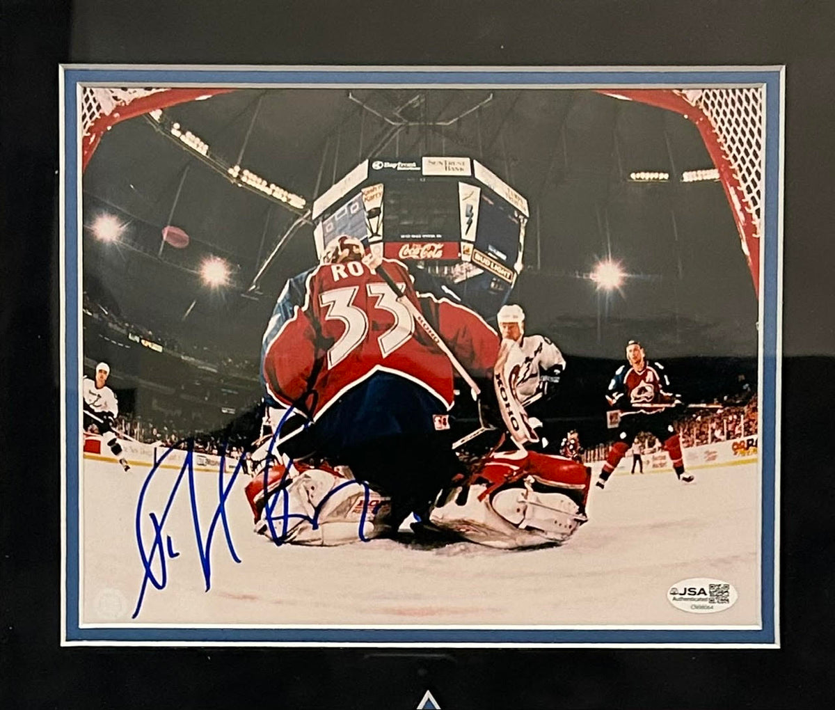 Patrick Roy Autographed Colorado Avalanche 8x10 Framed Photo - JSA COA