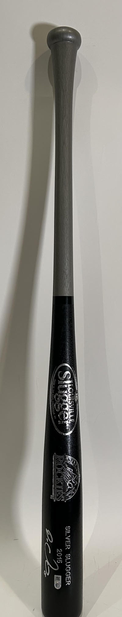 Carlos Gonzalez Autographed Louisville Slugger 2015 Silver Slugger Bat MLB COA