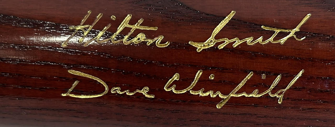 Baseball HOF Louisville Slugger Mazeroski, Puckett, Winfield, Hilton Smith 8/5/01 LE - 59/1000