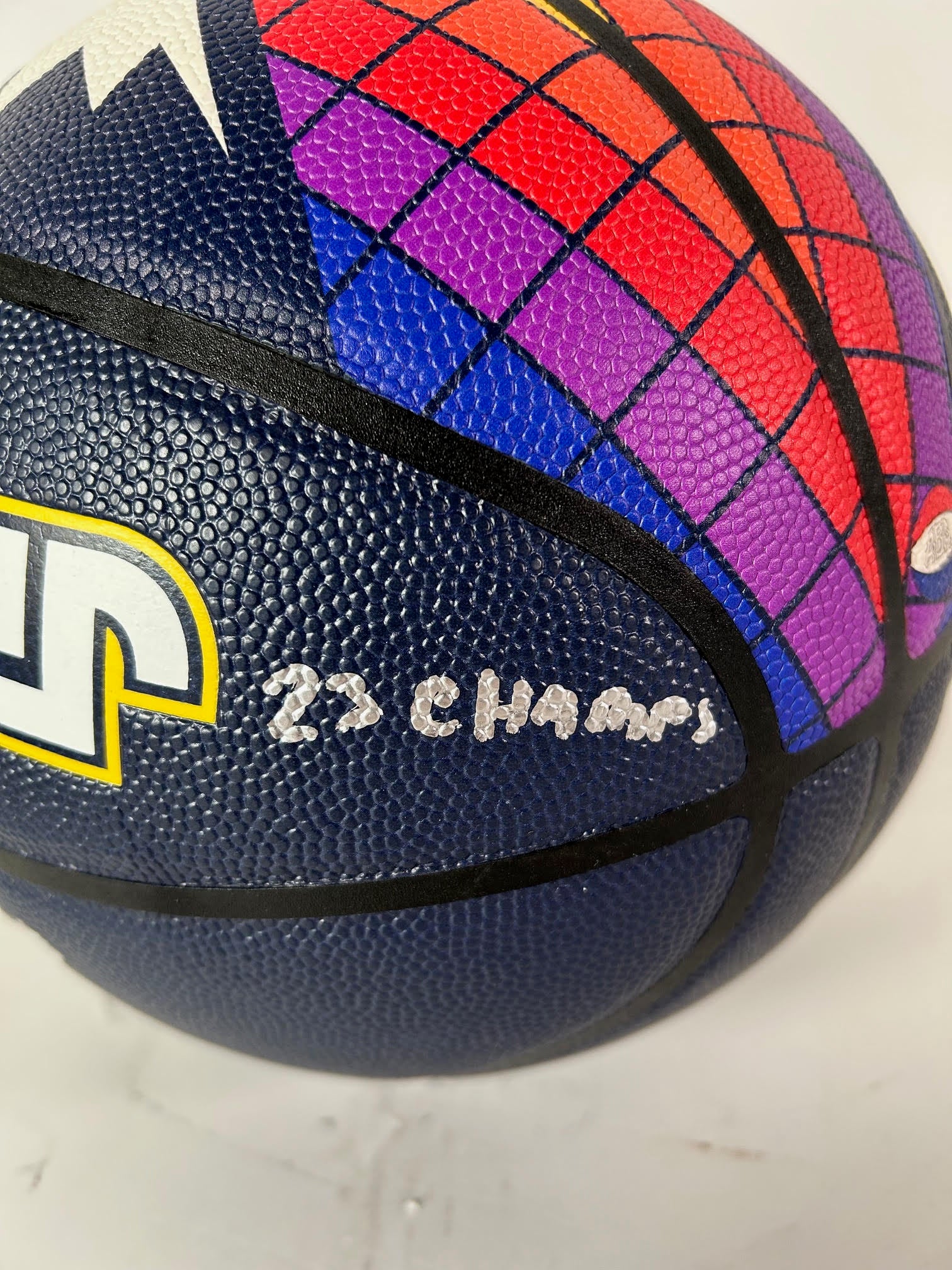Christian Braun Autographed Navy City Edition Basketball - Denver Nuggets - BAS COA