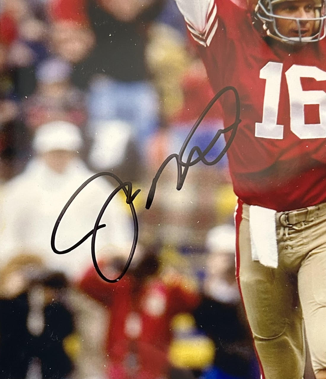 Joe Montana Autographed San Francisco 49ers 8x10 Framed Photo - JSA COA - Latitude Sports Marketing